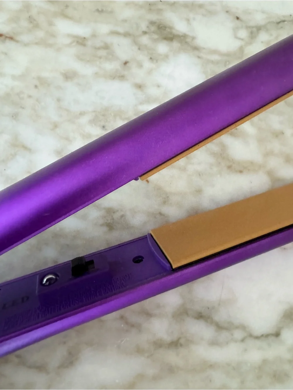 CHI hair straightener purple